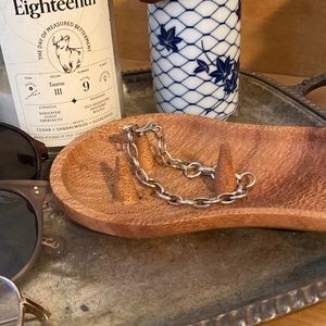 Sterling Silver Circle Chain Bracelet